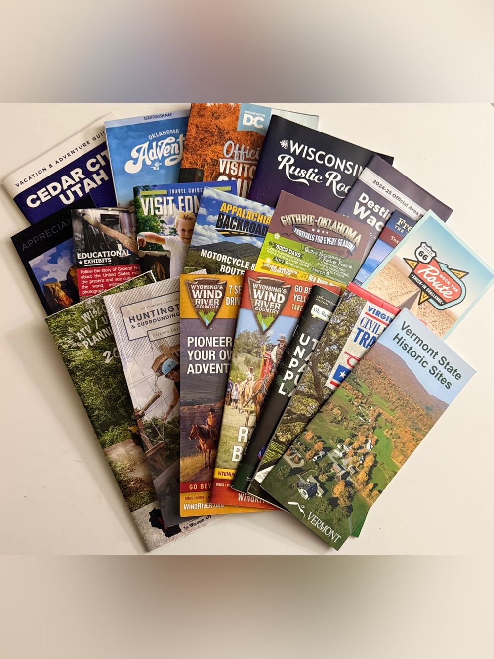 Assorted Travel Brochures